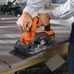 Пила дискова Black+Decker акумуляторна Li-Ion 18 В 1.5 Аг (BDCCS18-QW) - мініатюра 6