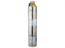 Свердловинний насос Wetron 0.37кВт H 95(48)м Q 30(20)л/хв Ø96мм 10м кабелю (4QGDMw1.2-50-0.37) (778231)