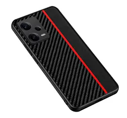 Чохол накладка Primolux CFC для Xiaomi Redmi Note 12 Pro 5G Black&Red - мініатюра 4