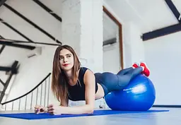 М'яч для фітнесу (фітбол) Power System PS-4012 Ø65 cm PRO Gymball Blue (PS-4012_65cm_Blue) - мініатюра 4