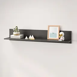 Полиця відкрита MebelStar Лілу 110x22x20 см Антрацит (MBS-1354) - мініатюра 2