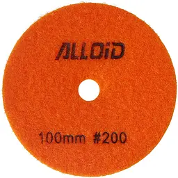 Круг алмазний Alloid Pro шліфувальний на липучці 100 мм, зерно 200 (DD-63286)