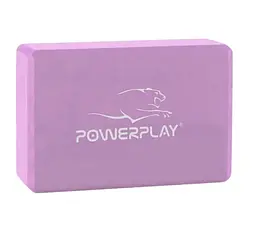Блок для йоги PowerPlay 4006 Yoga Brick Фіолетовий (PP_4006_Violet_Yoga_Brick)