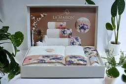 Подарунковий набір рушників La Maison 30х50см+50х90см+70х140см pbe0048907