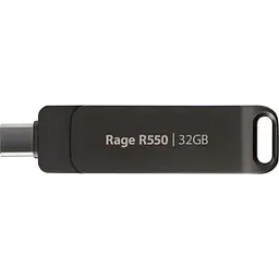 Флешка подвійна - 2 виходи Patriot Rage R550 32 GB USB-A + USB-C 3.2 (PE32GR550DSAD) - мініатюра 2