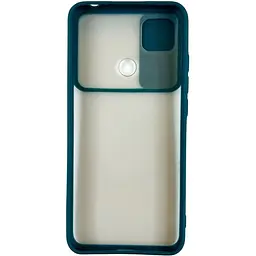 Бампер Totu Slide Camera Matt Case Xiaomi Redmi 10A Green - мініатюра 2
