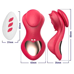 Вібратор Erospace Sweet Play A1 8.6 см червоний - мініатюра 5
