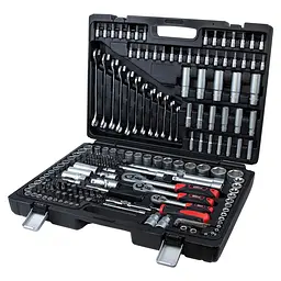 Набір насадок торцевих і біт Ultra 1/4", 3/8", 1/2" 216 шт CrV Taiwan (6003262)