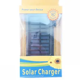 Павербанк Solar Power Bank із сонячною панеллю та ліхтариком 20000 mAh Black (11227) - мініатюра 6