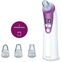 Масажер Beurer для обличчя вакуумний, акумулятор, USB, 3 режими, білий - мініатюра 4