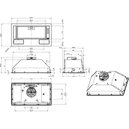 Витяжка вбудована Gorenje BHI681EB [142689] - мініатюра 6