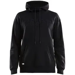 Кофта Craft Overhead Logo Hoody M XL Чорна (1068-1908030 XL 999000)