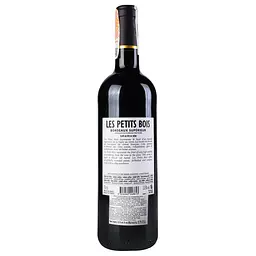 Вино Jules Lebegue Les Petits Bois Cotes de Bordeaux, червоне, сухе, 13,5%, 0,75 л (788419) - мініатюра 4
