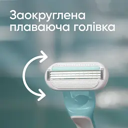 Одноразові станки для гоління (бритви) жіночі Venus Smooth Sensitive 3 шт. - мініатюра 4