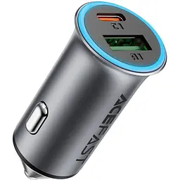 Автозаряджання 2xUSB 95W (USB-C + USB-A) B16 Acefast