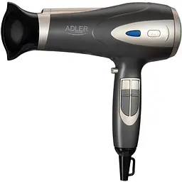 Фен Adler AD 2248 grey champane 2200Вт/ 2 швидкості/ хол.обдув/ темп.режимів-3/ іонізація/ дифузор - мініатюра 9