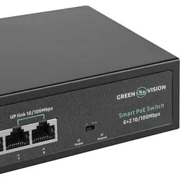 Комутатор мережевий Greenvision (GV-015-D-06+2P) - мініатюра 5