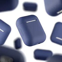 Чохол Apple для AirPods 2 New Silicone Case [Blue Horizon] [41357] - мініатюра 2