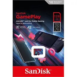 Карта пам'яті SanDisk microSDXC GamePlay 128GB UHS-I U3 A2 V30 (SDSQXAA-128G-GN6XN) [158704] - мініатюра 3