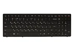 Клавіатура для ноутбука IBM/LENOVO IdeaPad Flex 15, G500s чорний, чорний фрейм