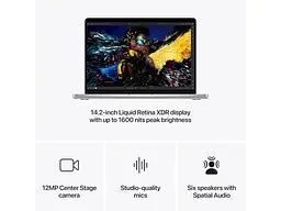Ноутбук Apple MacBook Pro 14 Late 2024 Silver (MX2G3) - мініатюра 8