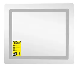 Дзеркало Lidz Kubis (KU2) 600х700 мм, прямокутне, з LED-підсвічуванням Touch LDKU60070049286