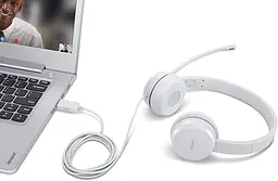 Гарнітура Lenovo 110 Stereo USB Headset (GXD1E71385) - мініатюра 2