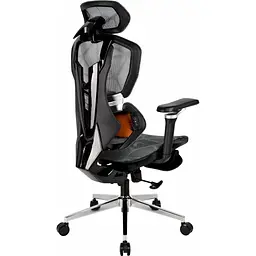 Геймерське крісло GT Racer X-7002 Massage Black/Black/Green [174672] - мініатюра 3