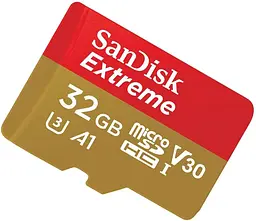 Карта пам'яті SanDisk microSDHC 32GB UHS-I U3 Extreme A1 V30 + SD Adapter (SDSQXAF-032G-GN6MA) [91559] - мініатюра 2