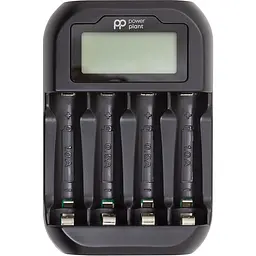 Зарядний пристрій PowerPlant для акумуляторів AA, AAA/micro USB/PP-UN4 (PP-UN4)