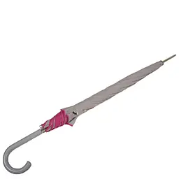 Жіноча парасолька-палиця напівавтомат Airton сіра - мініатюра 4