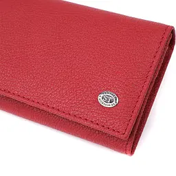 Яскравий вертикальний гаманець із натуральної шкіри ST Leather 17,5х9х3 см acs0029652 - мініатюра 7