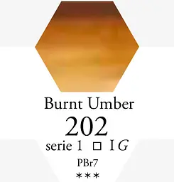 Акварельна фарба Sennelier L'Aquarelle, 10 мл, S1, Умбра палена (Burnt Umber) - мініатюра 3