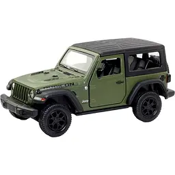 Машинка Uni-Fortune RMZ City Jeep Wrangler Rubicon Hard Top 2021 жорсткий верх зелена
