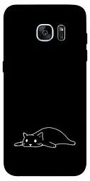 TPU чехол Demsky Lazy cat для Samsung G935F Galaxy S7 Edge