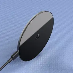 Бездротове зарядне Baseus Simple Wireless Charger 15 W (WXJK-B01) чорне - мініатюра 3