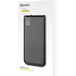 Портативна батарея Powerbank Baseus Thin Version Wireless Charger 10000 mAh PPALL-QY01 Black - мініатюра 3