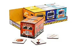 Сортер-монтесор Puz-8783 "Машинки", дерев'яний PuzzleOk - мініатюра 3