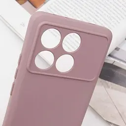 Чохол TPU GETMAN Liquid Silk Full Camera для Xiaomi Poco X6 Pro Рожевий / Pink Sand - мініатюра 5