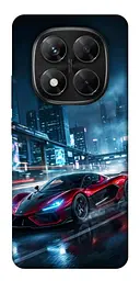 TPU чехол Demsky Red sport car для Xiaomi Redmi Note 14 Pro 5G