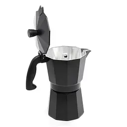 Гейзерна кавоварка Holmer CF-0450-B Black Moon 450 мл чорна (CF-0450-B Black Moon) - мініатюра 5