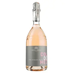 Вино ігристе Soligo Col de Mez Rose Extra Dry, рожеве, екстра-сухе, 11,5%, 0,75 л (45723)