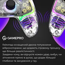 Геймпад GPS13T Transparent GamePro teh0020798 - мініатюра 9