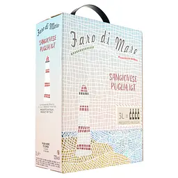 Вино Faro Di Mare Vino Sangiovese Puglia Igt, червоне, сухе, 3 л - мініатюра 2