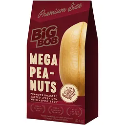 Арахіс Big Bob Premium Пікантний BBQ смажений солоний 80 г
