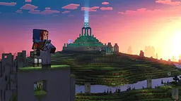 Гра Sony PlayStation 4 Minecraft Legends Deluxe Edition Російська Озвучка Б/в - мініатюра 2