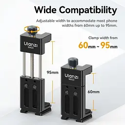 Тримач для телефону Ulanzi MA33 Arca Swiss Phone Mount (MA33 M022) Чорний - мініатюра 2