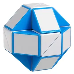 Змійка Рубіка Smart Cube біло-блакитна SCT401 у коробці - мініатюра 2