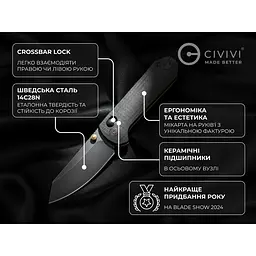 Ніж складаний Civivi Yonder C23073B-2 - мініатюра 18