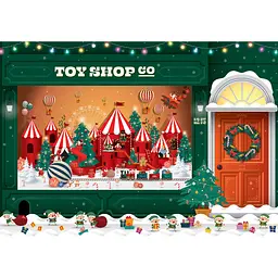 Пазли тришарові Interdruk Christmas Toy Shop в картонній тубі 500 шт. (376213) - мініатюра 3